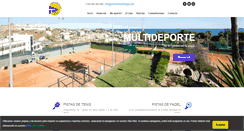 Desktop Screenshot of clubdetenismalaga.com